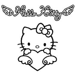 Dibujo para colorear: Hello Kitty (Dibujos animados) #36993 - Dibujos para Colorear e Imprimir Gratis