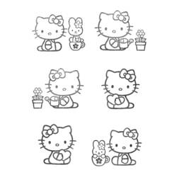 Dibujo para colorear: Hello Kitty (Dibujos animados) #37011 - Dibujos para Colorear e Imprimir Gratis