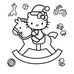 Dibujo para colorear: Hello Kitty (Dibujos animados) #37028 - Dibujos para Colorear e Imprimir Gratis