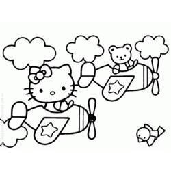 Dibujo para colorear: Hello Kitty (Dibujos animados) #37040 - Dibujos para Colorear e Imprimir Gratis