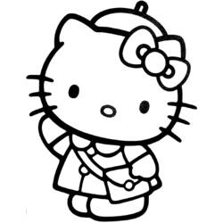 Dibujo para colorear: Hello Kitty (Dibujos animados) #37043 - Dibujos para Colorear e Imprimir Gratis