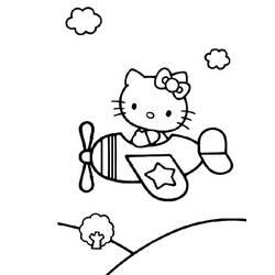 Dibujo para colorear: Hello Kitty (Dibujos animados) #37073 - Dibujos para Colorear e Imprimir Gratis