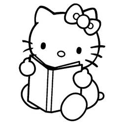 Dibujo para colorear: Hello Kitty (Dibujos animados) #37084 - Dibujos para Colorear e Imprimir Gratis