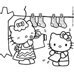 Dibujo para colorear: Hello Kitty (Dibujos animados) #37107 - Dibujos para Colorear e Imprimir Gratis