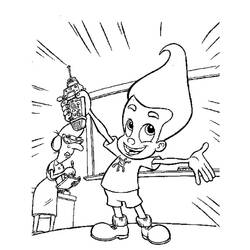Dibujo para colorear: Jimmy Neutron (Dibujos animados) #48892 - Dibujos para Colorear e Imprimir Gratis
