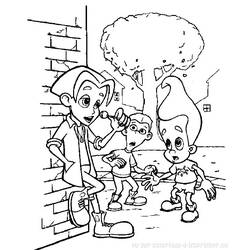 Dibujo para colorear: Jimmy Neutron (Dibujos animados) #48893 - Dibujos para Colorear e Imprimir Gratis