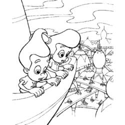 Dibujo para colorear: Jimmy Neutron (Dibujos animados) #48920 - Dibujos para Colorear e Imprimir Gratis