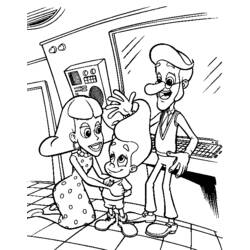 Dibujo para colorear: Jimmy Neutron (Dibujos animados) #48924 - Dibujos para Colorear e Imprimir Gratis