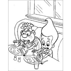 Dibujo para colorear: Jimmy Neutron (Dibujos animados) #48928 - Dibujos para Colorear e Imprimir Gratis