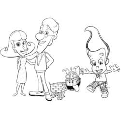 Dibujo para colorear: Jimmy Neutron (Dibujos animados) #48964 - Dibujos para Colorear e Imprimir Gratis