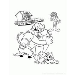 Dibujo para colorear: Looney Tunes (Dibujos animados) #39265 - Dibujos para Colorear e Imprimir Gratis