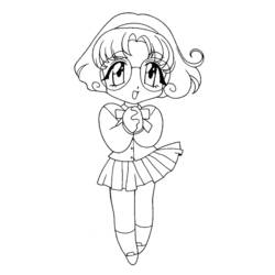 Dibujo para colorear: Mangas (Dibujos animados) #42811 - Dibujos para Colorear e Imprimir Gratis