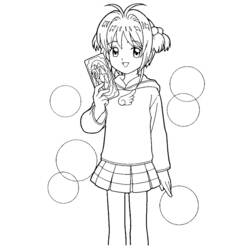 Dibujo para colorear: Mangas (Dibujos animados) #43029 - Dibujos para Colorear e Imprimir Gratis