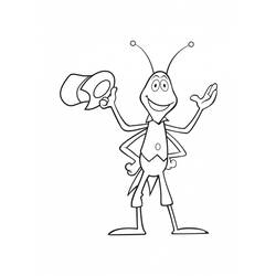 Dibujo para colorear: Maya the bee (Dibujos animados) #28251 - Dibujos para Colorear e Imprimir Gratis