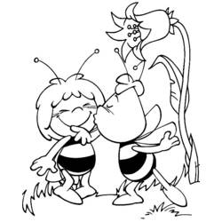 Dibujo para colorear: Maya the bee (Dibujos animados) #28262 - Dibujos para Colorear e Imprimir Gratis