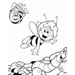 Dibujo para colorear: Maya the bee (Dibujos animados) #28268 - Dibujos para Colorear e Imprimir Gratis