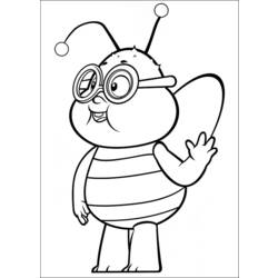 Dibujo para colorear: Maya the bee (Dibujos animados) #28281 - Dibujos para Colorear e Imprimir Gratis