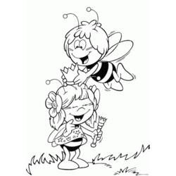 Dibujo para colorear: Maya the bee (Dibujos animados) #28282 - Dibujos para Colorear e Imprimir Gratis