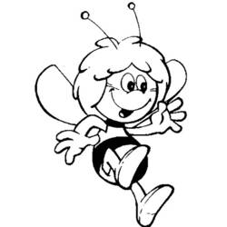 Dibujo para colorear: Maya the bee (Dibujos animados) #28289 - Dibujos para Colorear e Imprimir Gratis