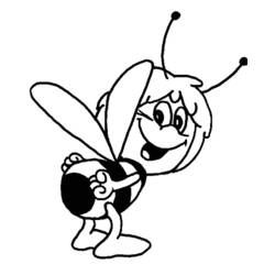 Dibujo para colorear: Maya the bee (Dibujos animados) #28296 - Dibujos para Colorear e Imprimir Gratis