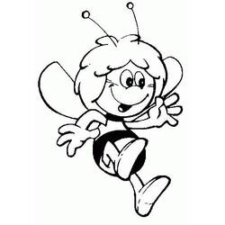 Dibujo para colorear: Maya the bee (Dibujos animados) #28302 - Dibujos para Colorear e Imprimir Gratis