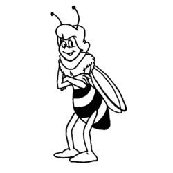 Dibujo para colorear: Maya the bee (Dibujos animados) #28320 - Dibujos para Colorear e Imprimir Gratis