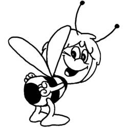 Dibujo para colorear: Maya the bee (Dibujos animados) #28326 - Dibujos para Colorear e Imprimir Gratis