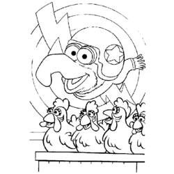 Dibujo para colorear: Muppets (Dibujos animados) #31874 - Dibujos para Colorear e Imprimir Gratis