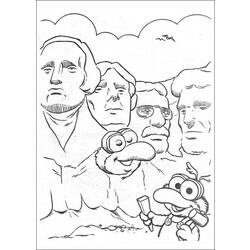 Dibujo para colorear: Muppets (Dibujos animados) #31907 - Dibujos para Colorear e Imprimir Gratis