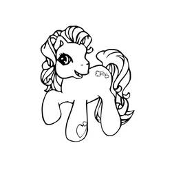 Dibujo para colorear: My Little Pony (Dibujos animados) #41887 - Dibujos para Colorear e Imprimir Gratis