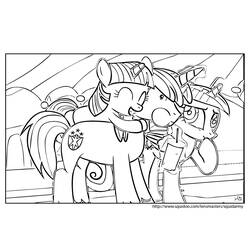Dibujo para colorear: My Little Pony (Dibujos animados) #41899 - Dibujos para Colorear e Imprimir Gratis