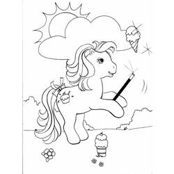 Dibujo para colorear: My Little Pony (Dibujos animados) #41913 - Dibujos para Colorear e Imprimir Gratis