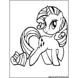 Dibujo para colorear: My Little Pony (Dibujos animados) #41941 - Dibujos para Colorear e Imprimir Gratis