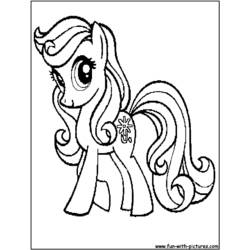 Dibujo para colorear: My Little Pony (Dibujos animados) #41999 - Dibujos para Colorear e Imprimir Gratis