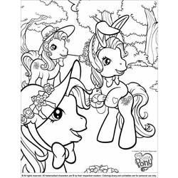 Dibujo para colorear: My Little Pony (Dibujos animados) #42096 - Dibujos para Colorear e Imprimir Gratis