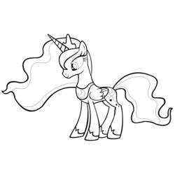 Dibujo para colorear: My Little Pony (Dibujos animados) #42220 - Dibujos para Colorear e Imprimir Gratis