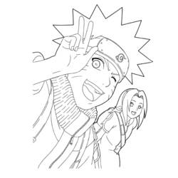 Dibujo para colorear: Naruto (Dibujos animados) #38097 - Dibujos para Colorear e Imprimir Gratis