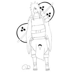 Dibujo para colorear: Naruto (Dibujos animados) #38105 - Dibujos para Colorear e Imprimir Gratis