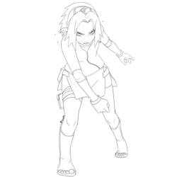 Dibujo para colorear: Naruto (Dibujos animados) #38146 - Dibujos para Colorear e Imprimir Gratis