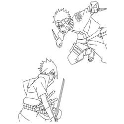 Dibujo para colorear: Naruto (Dibujos animados) #38158 - Dibujos para Colorear e Imprimir Gratis