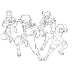 Dibujo para colorear: Naruto (Dibujos animados) #38326 - Dibujos para Colorear e Imprimir Gratis