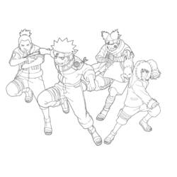 Dibujo para colorear: Naruto (Dibujos animados) #38372 - Dibujos para Colorear e Imprimir Gratis