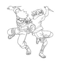Dibujo para colorear: Naruto (Dibujos animados) #38423 - Dibujos para Colorear e Imprimir Gratis
