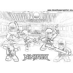 Dibujos para colorear: Ninjago - Dibujos para colorear