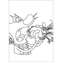 Dibujo para colorear: Oggy and the Cockroaches (Dibujos animados) #37957 - Dibujos para Colorear e Imprimir Gratis