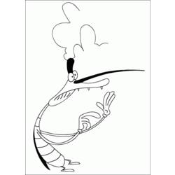 Dibujo para colorear: Oggy and the Cockroaches (Dibujos animados) #37963 - Dibujos para Colorear e Imprimir Gratis