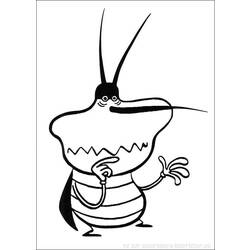 Dibujo para colorear: Oggy and the Cockroaches (Dibujos animados) #37968 - Dibujos para Colorear e Imprimir Gratis
