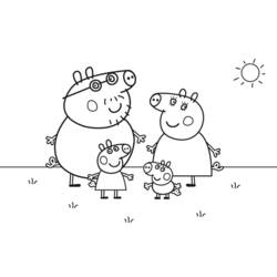 Dibujo para colorear: Peppa Pig (Dibujos animados) #43905 - Dibujos para Colorear e Imprimir Gratis