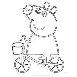 Dibujo para colorear: Peppa Pig (Dibujos animados) #43966 - Dibujos para Colorear e Imprimir Gratis