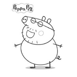Dibujo para colorear: Peppa Pig (Dibujos animados) #43967 - Dibujos para Colorear e Imprimir Gratis